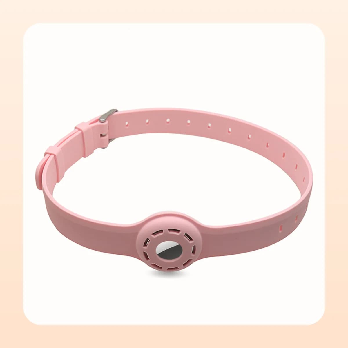 Kindral AirTag collar in pink
