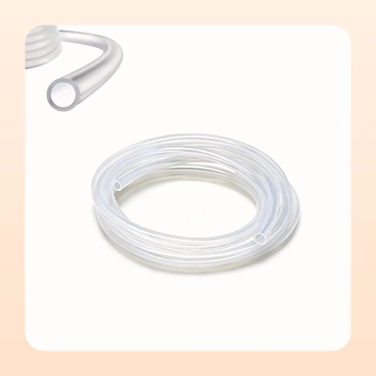The 2 metre coil of Kindral silicone airline