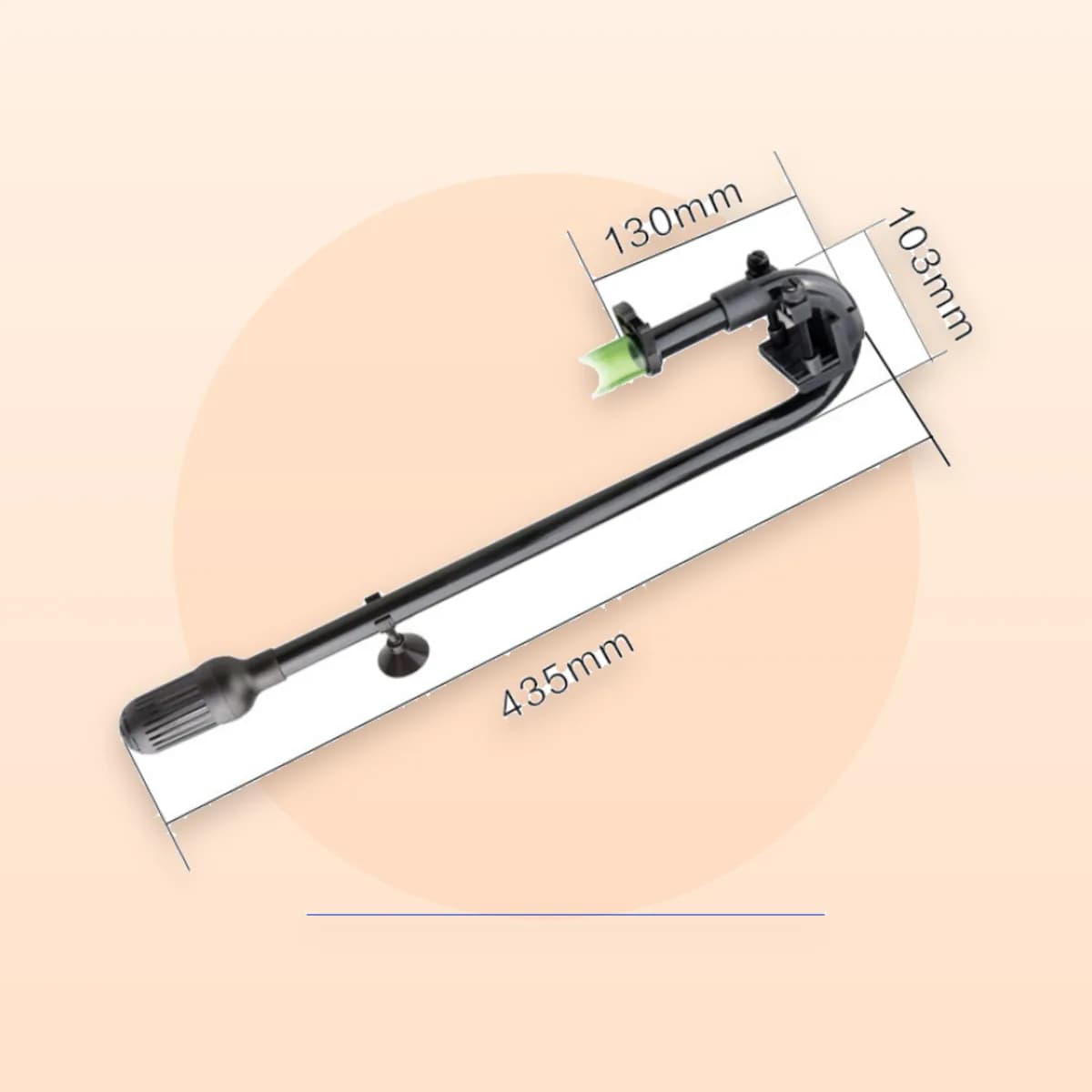 Kindral aquarium spray bar and intake pipe kit
