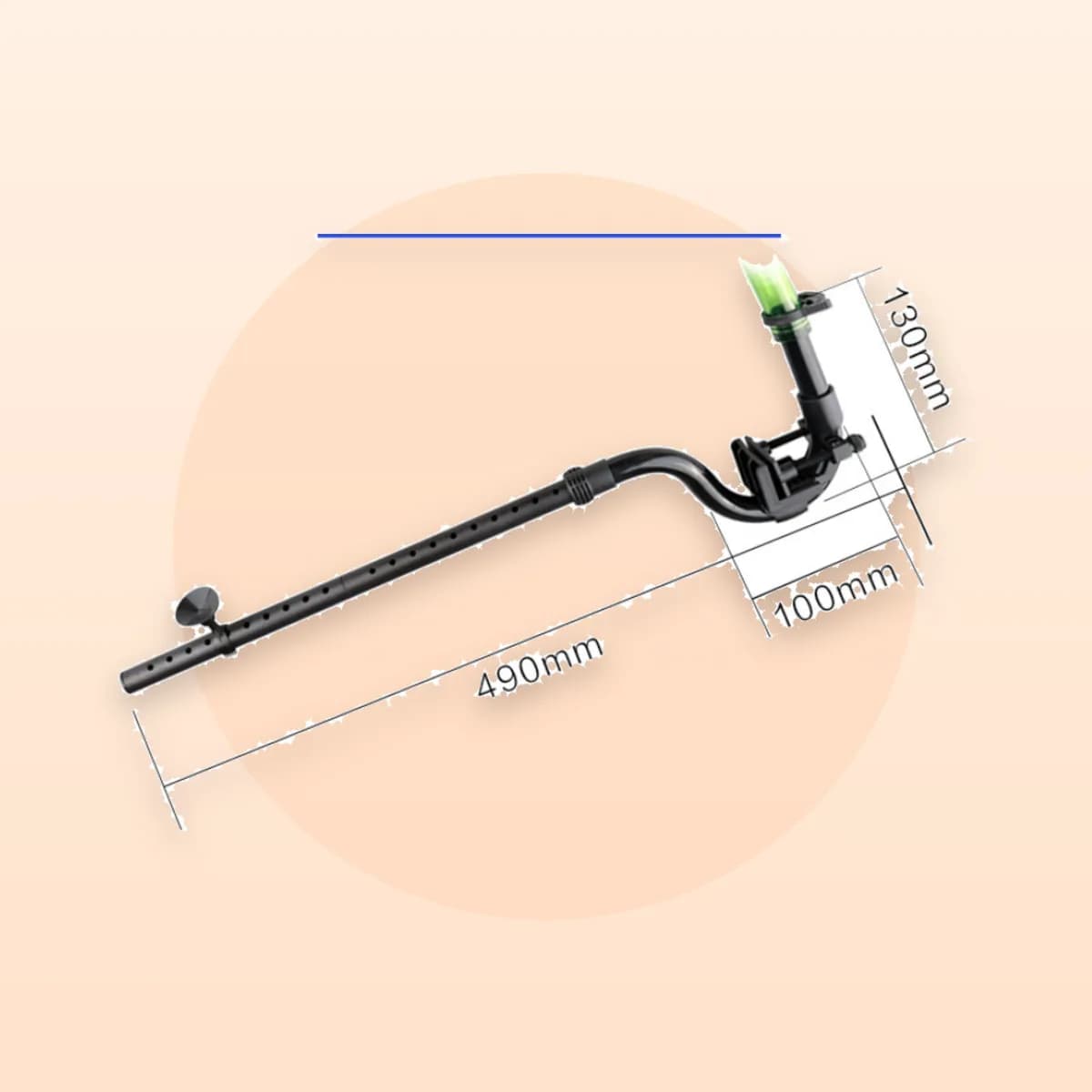 Dimensions of the Kindral intake pipe