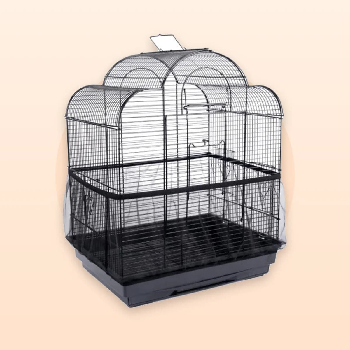 The black version of the Kindral cage seed guard