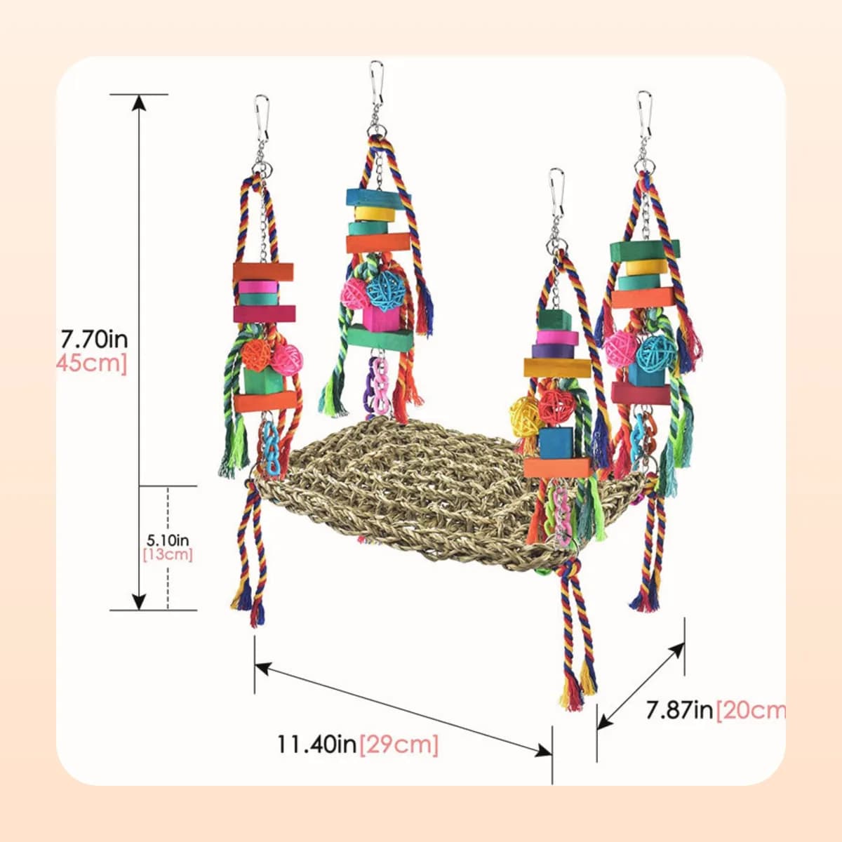 The Kindral climbing mat with its dimensions