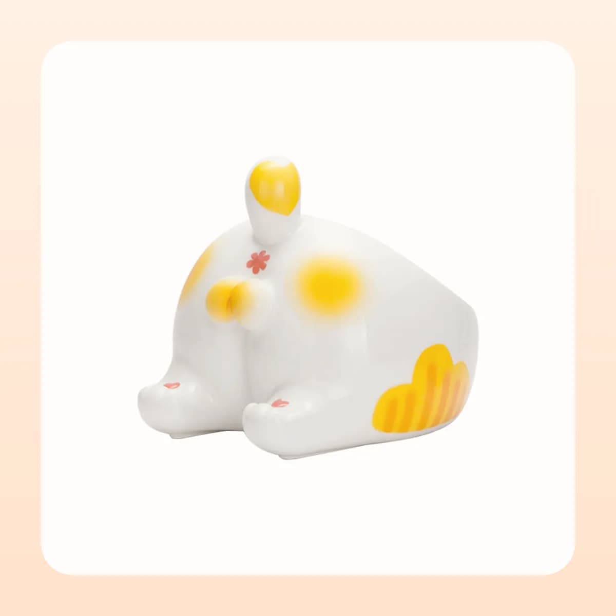 Kindral ceramic pet bowl in ginger