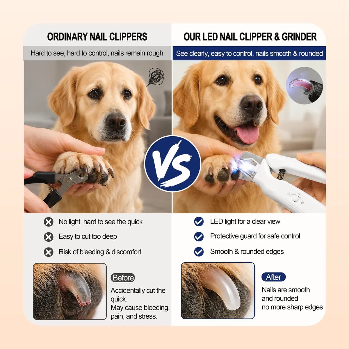 Compared with ordinary nail clippers