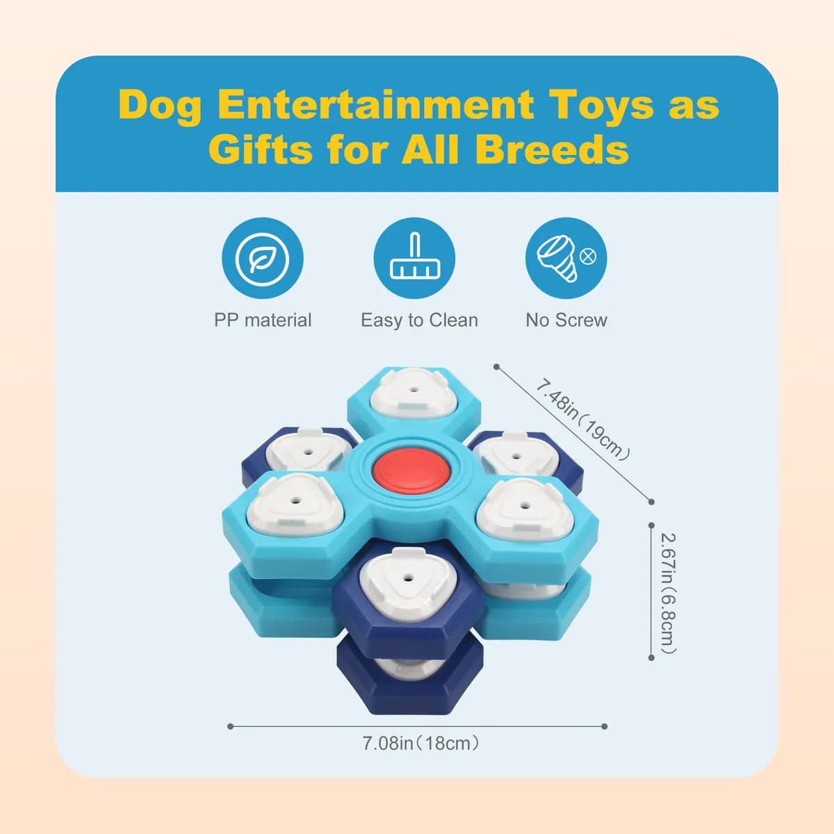 Kindral puzzle feeder dimensions: 18 by 19 by 6.8 cm