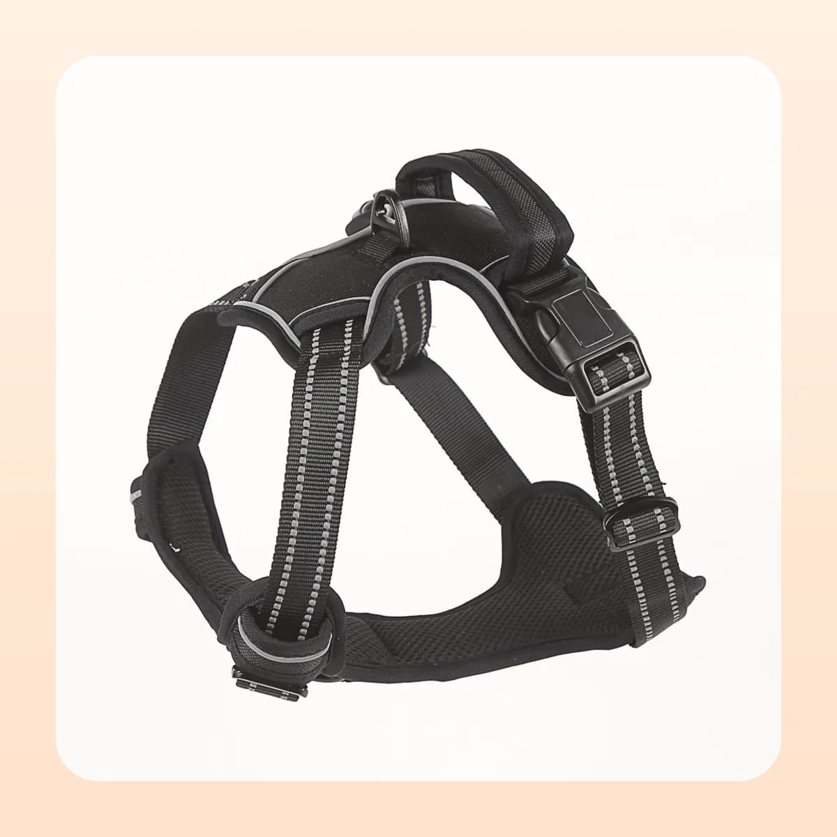 Close view of the Kindral harness's padded control handle