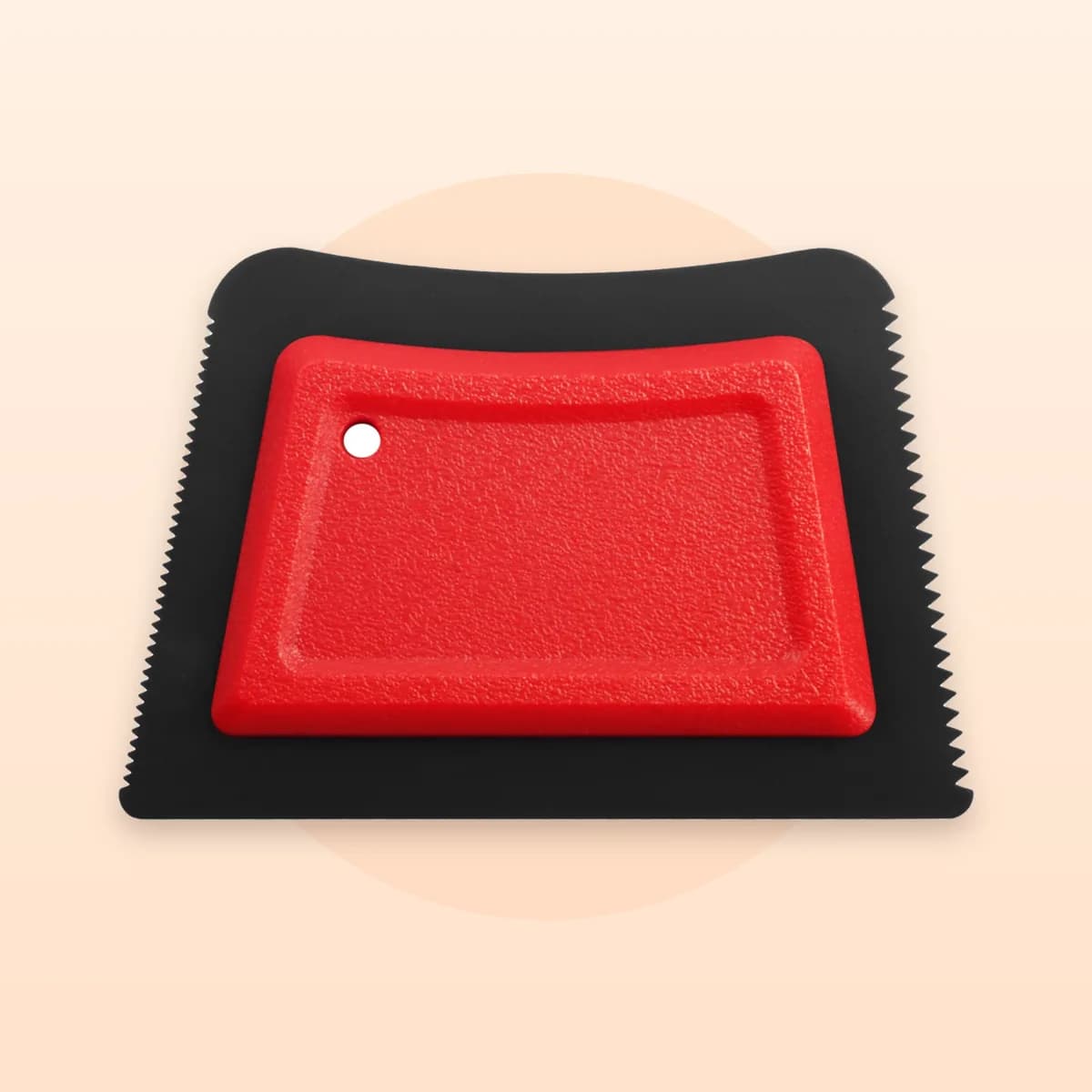 Kindral reusable pet hair remover block in red and black