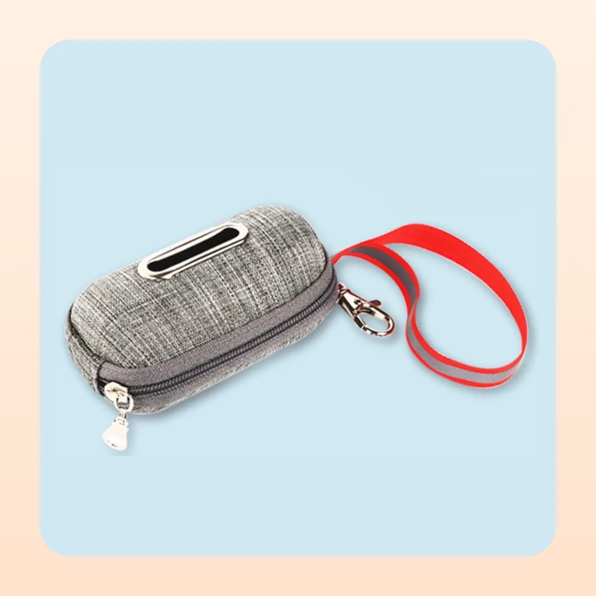 Kindral clip-on poop bag dispenser in dark grey