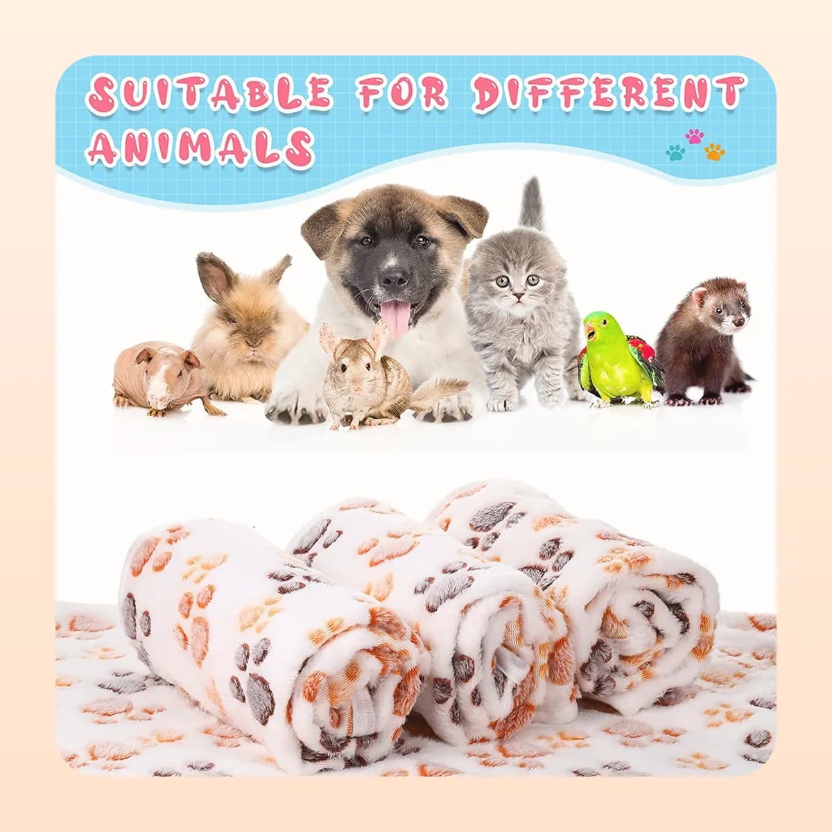 The Kindral fleece blanket suits dogs, cats and small animals