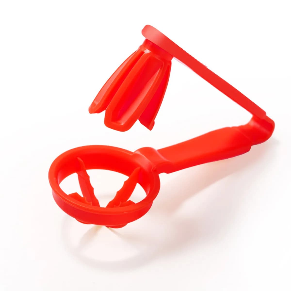 Kindral grape and cherry tomato cutter in red