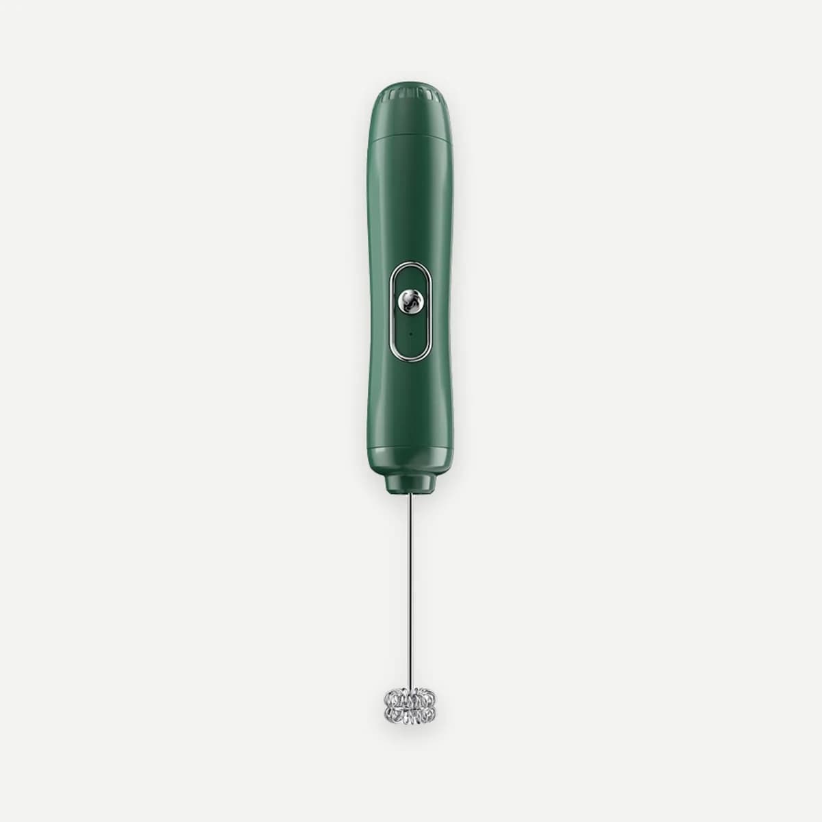 Kindral handheld milk frother in green